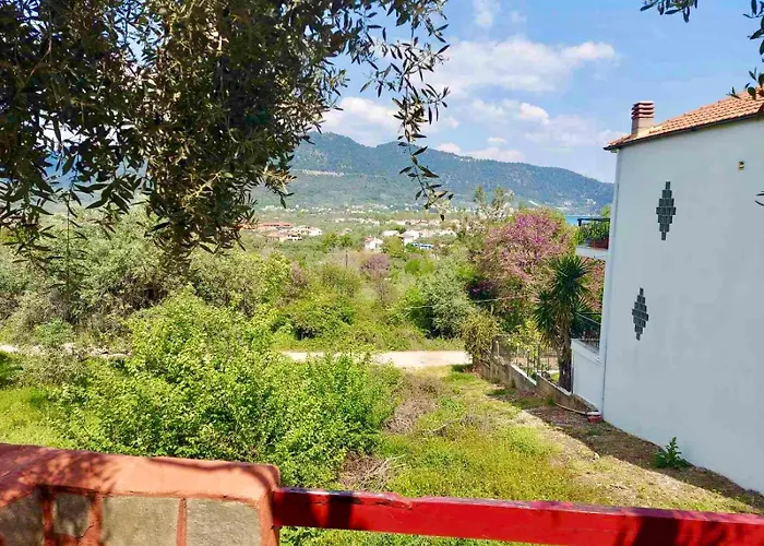 Hilltop Hideaway Tatil Evi Skala Potamia (Thasos)